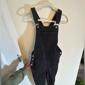 Black Demin Overalls